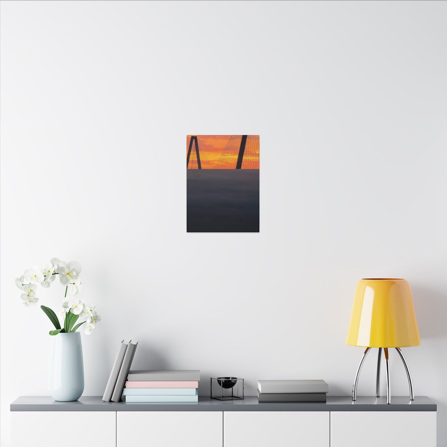 Canvas Print - Vibrant Charleston Sunset