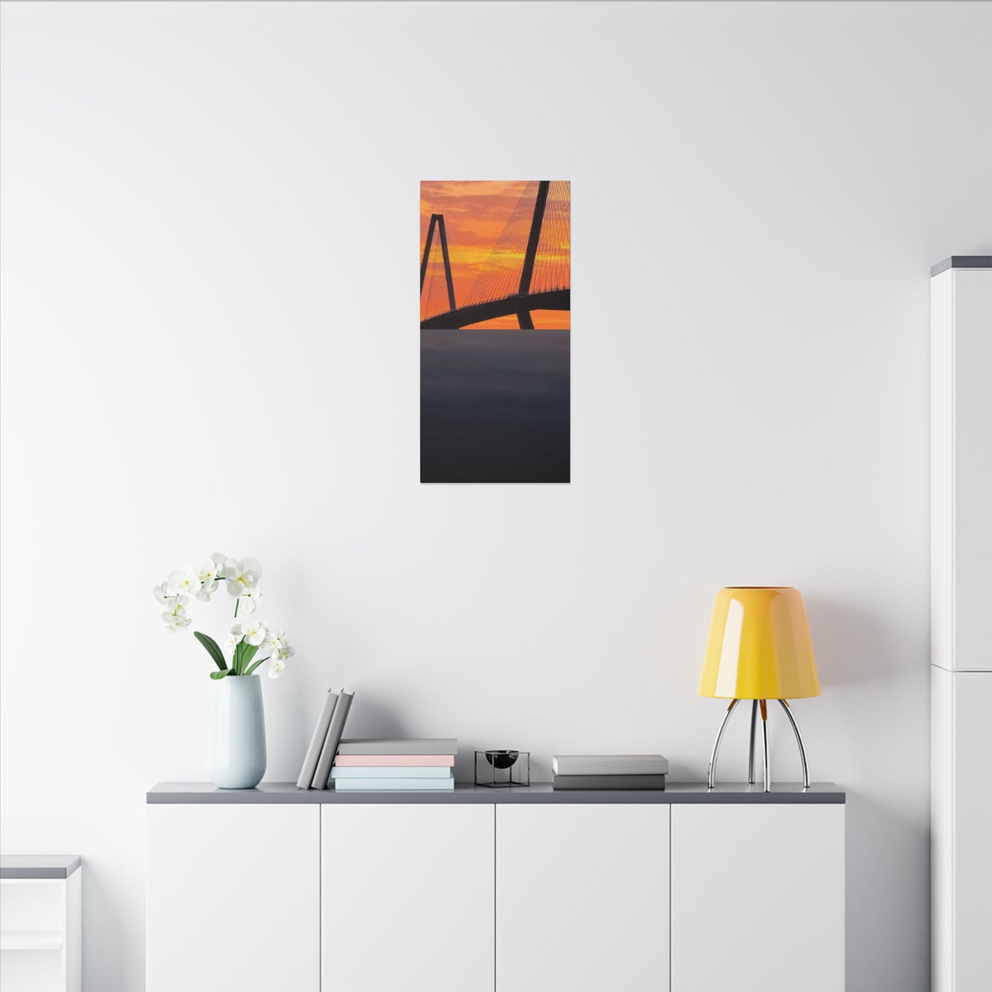Canvas Print - Vibrant Charleston Sunset