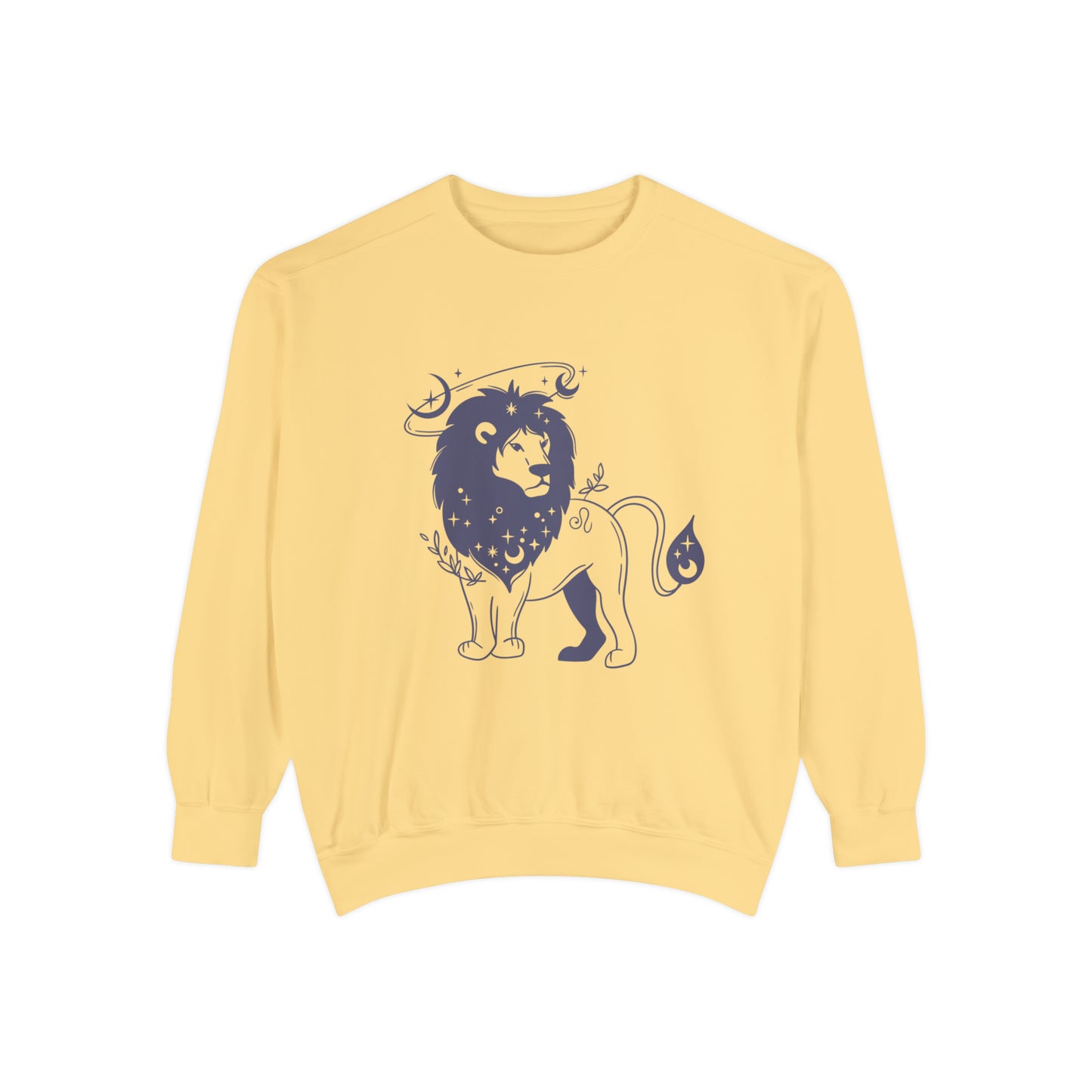 Celestial Splendor Astrology Shirt - Your Gateway to Cosmic Style! Unisex Garment-Dyed Sweatshirt
