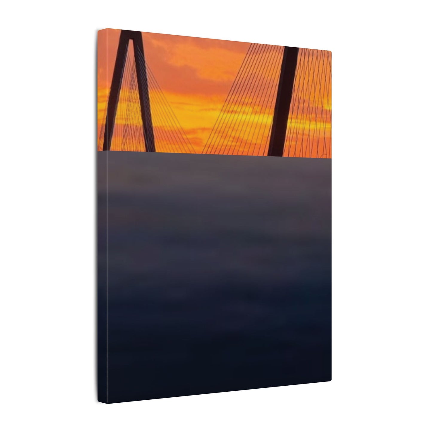 Canvas Print - Vibrant Charleston Sunset