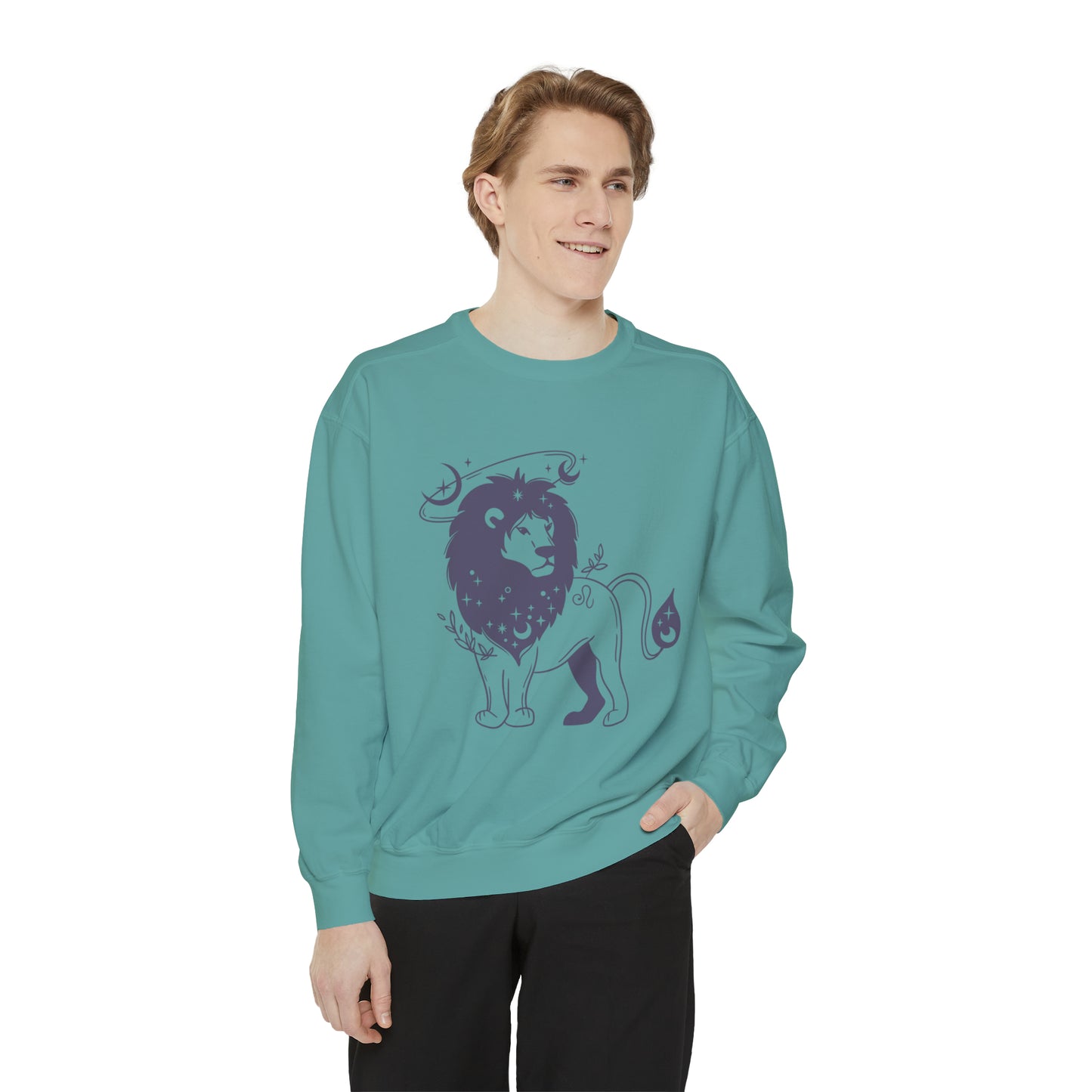 Celestial Splendor Astrology Shirt - Your Gateway to Cosmic Style! Unisex Garment-Dyed Sweatshirt