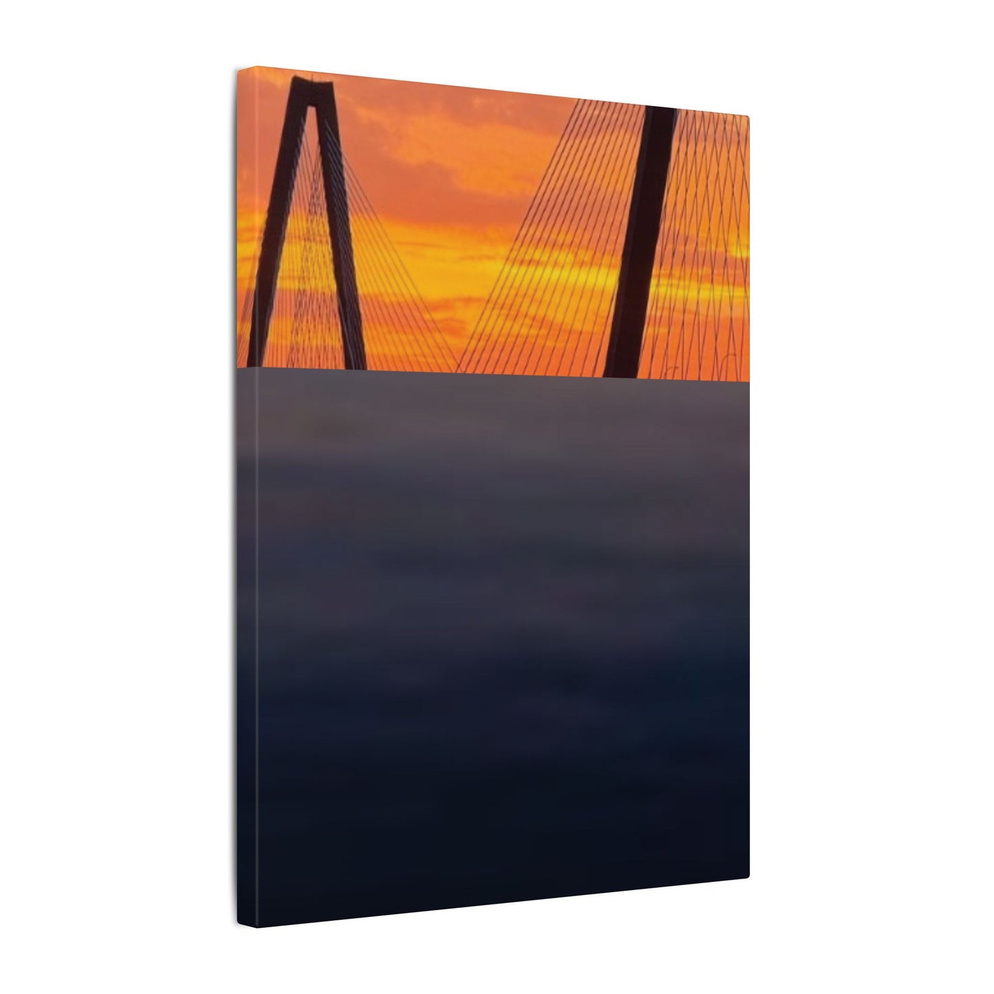 Canvas Print - Vibrant Charleston Sunset
