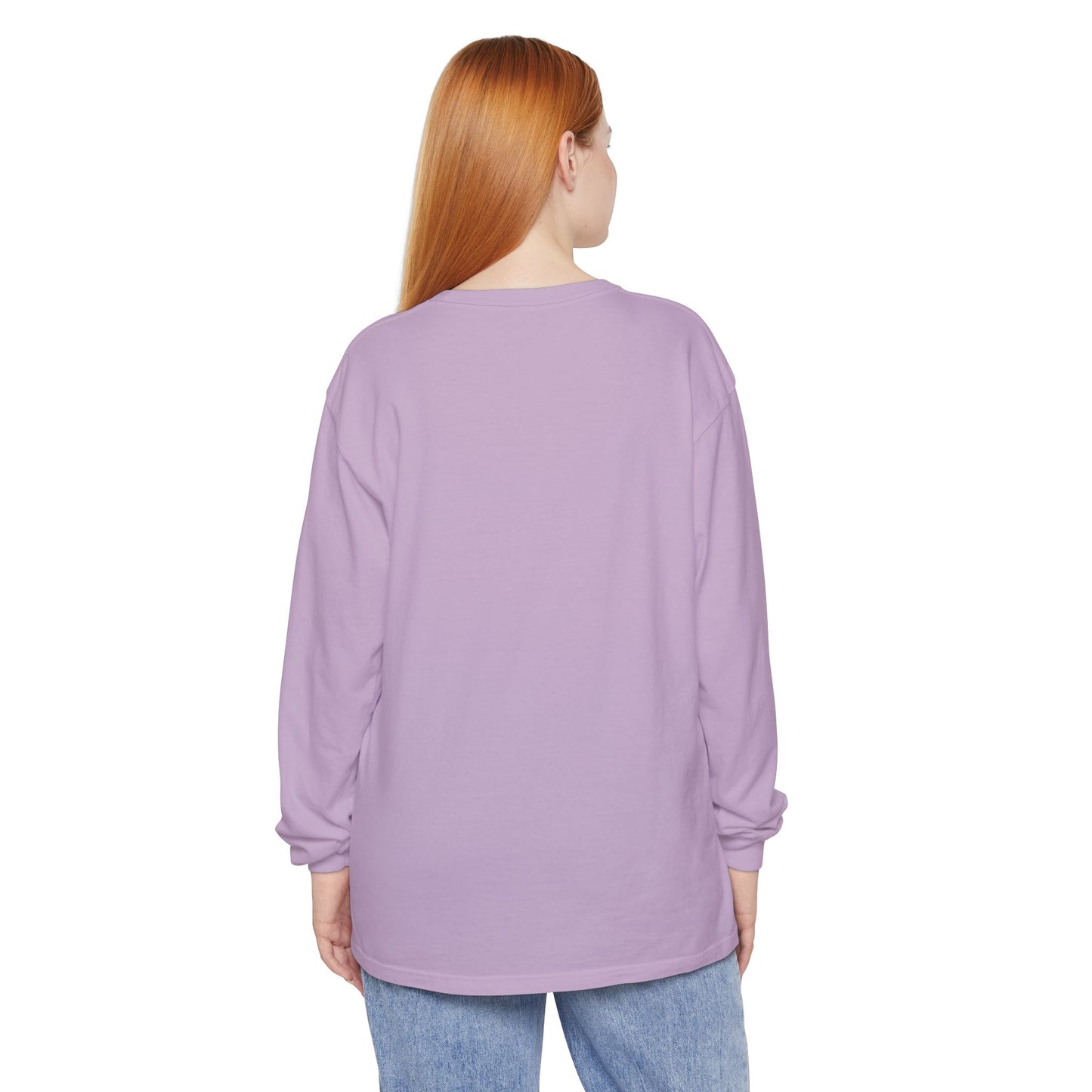 Cute Ghost Floral Long Sleeve T-Shirt, Unisex Halloween Tee, Fall Fashion, Gift for Ghost Lovers, Casual Wear, Spooky Season Apparel
