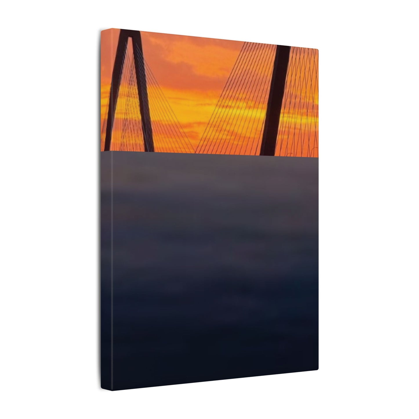 Canvas Print - Vibrant Charleston Sunset