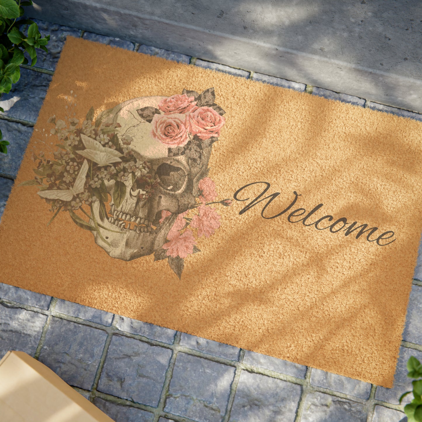 Pretty Skull Doormat