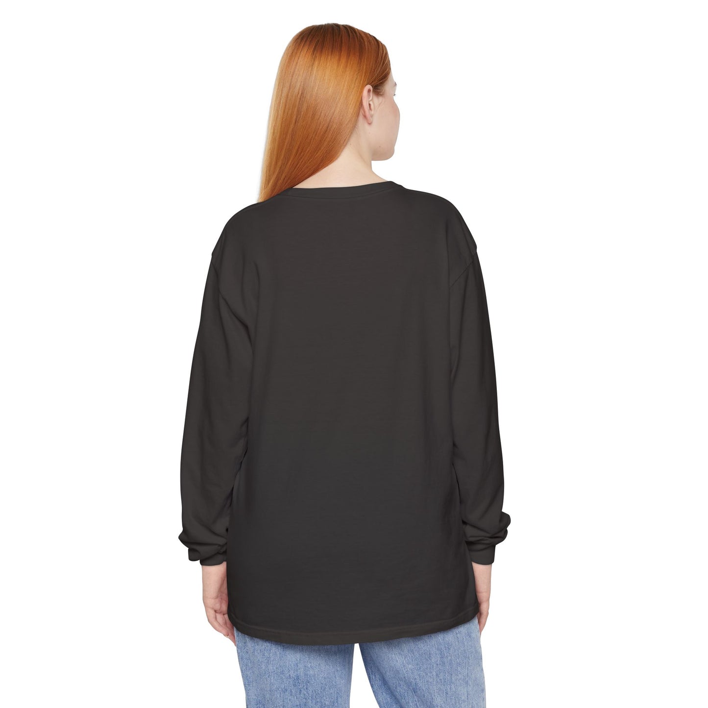 Cute Ghost Floral Long Sleeve T-Shirt, Unisex Halloween Tee, Fall Fashion, Gift for Ghost Lovers, Casual Wear, Spooky Season Apparel
