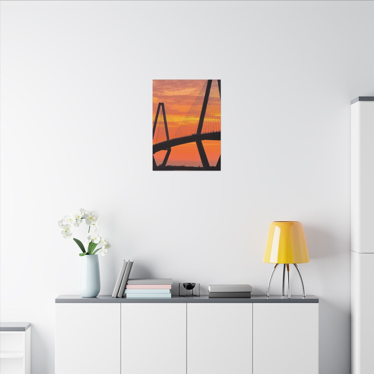 Canvas Print - Vibrant Charleston Sunset