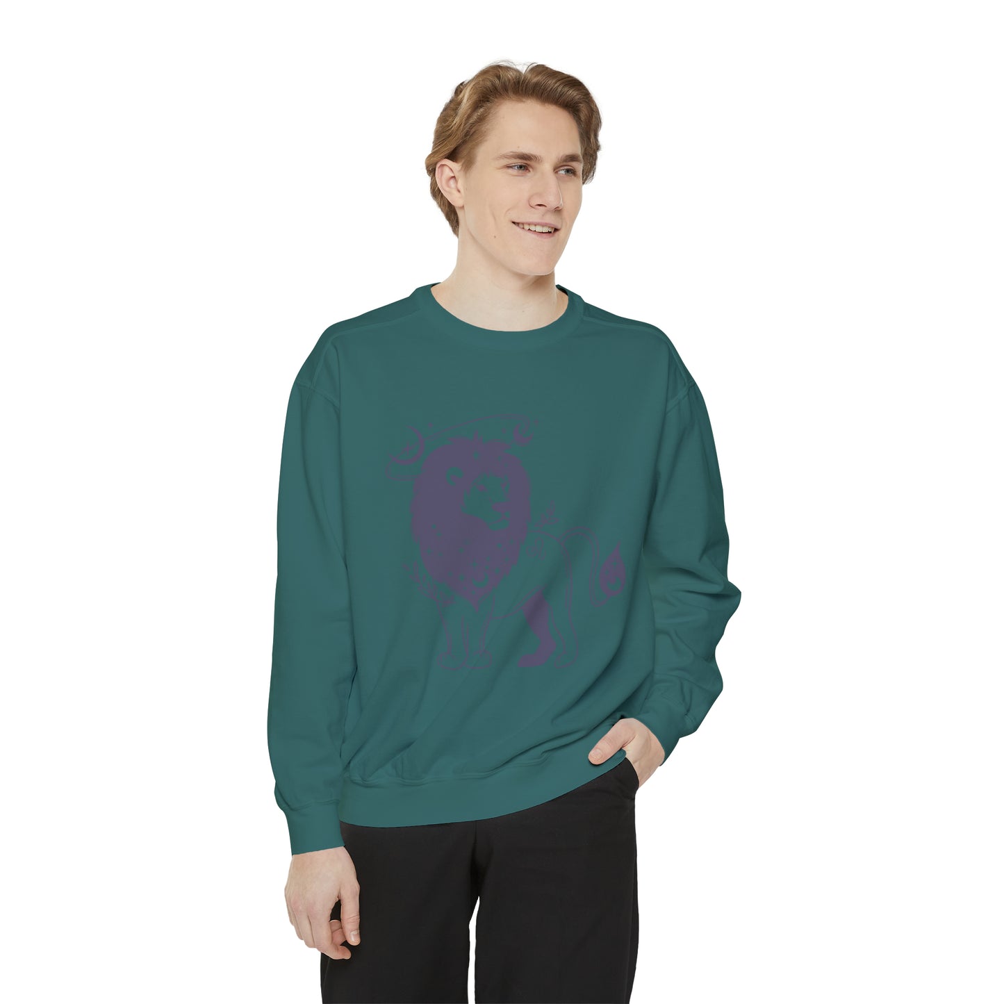 Celestial Splendor Astrology Shirt - Your Gateway to Cosmic Style! Unisex Garment-Dyed Sweatshirt