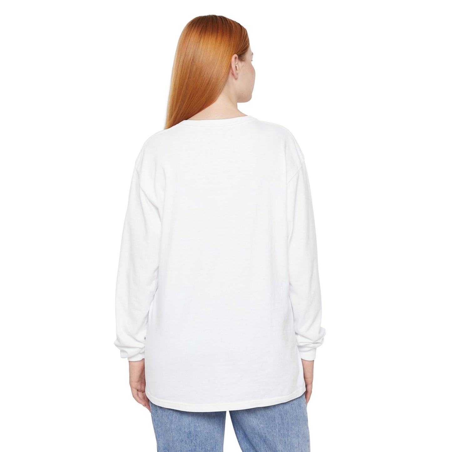Cute Ghost Floral Long Sleeve T-Shirt, Unisex Halloween Tee, Fall Fashion, Gift for Ghost Lovers, Casual Wear, Spooky Season Apparel
