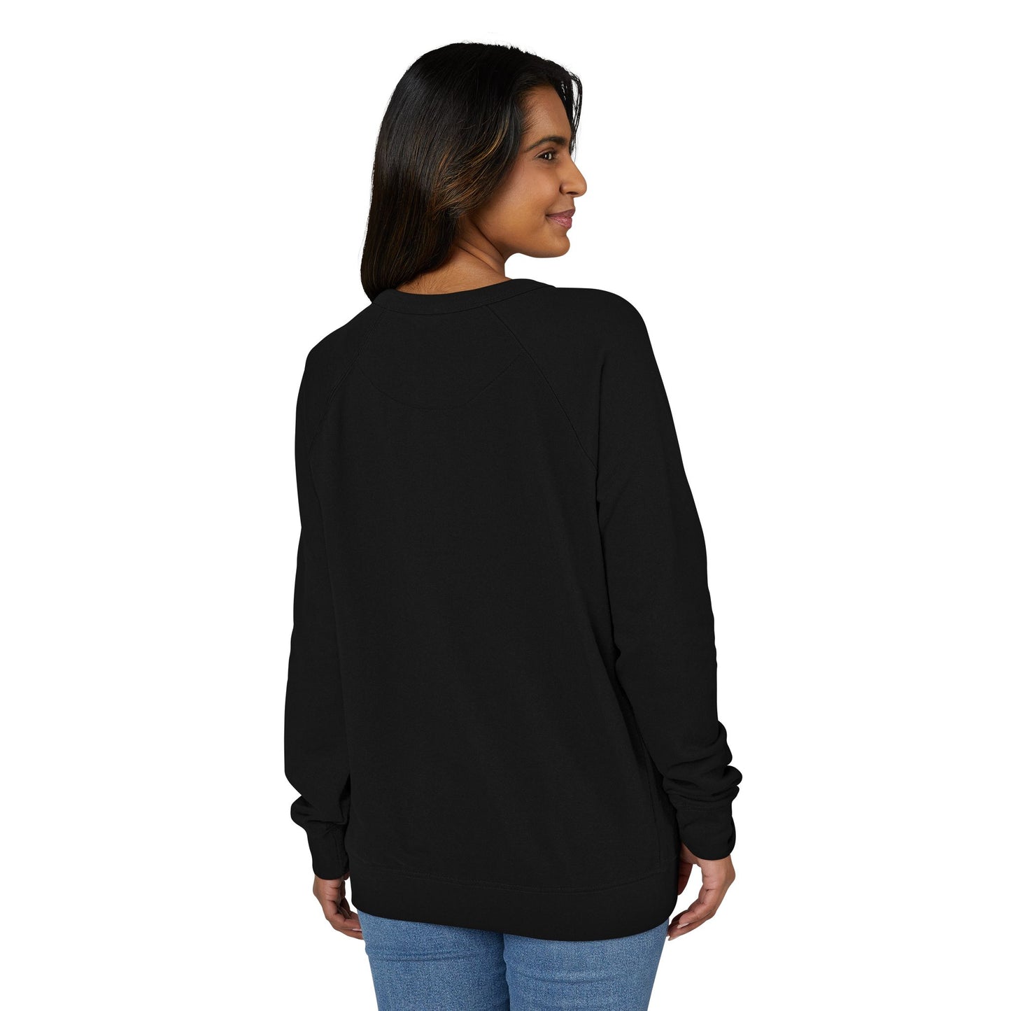 Black Sweatshirt - Spells & Sparkles French Terry Raglan Crewneck