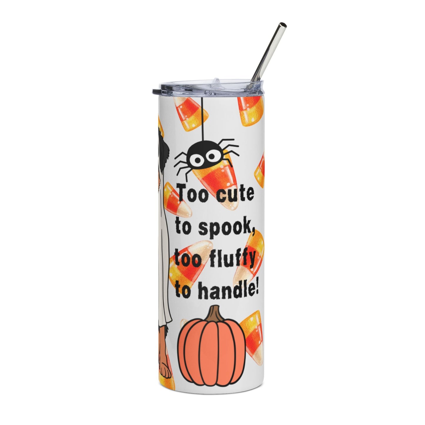 Bernese Mountain Dog Halloween Tumbler