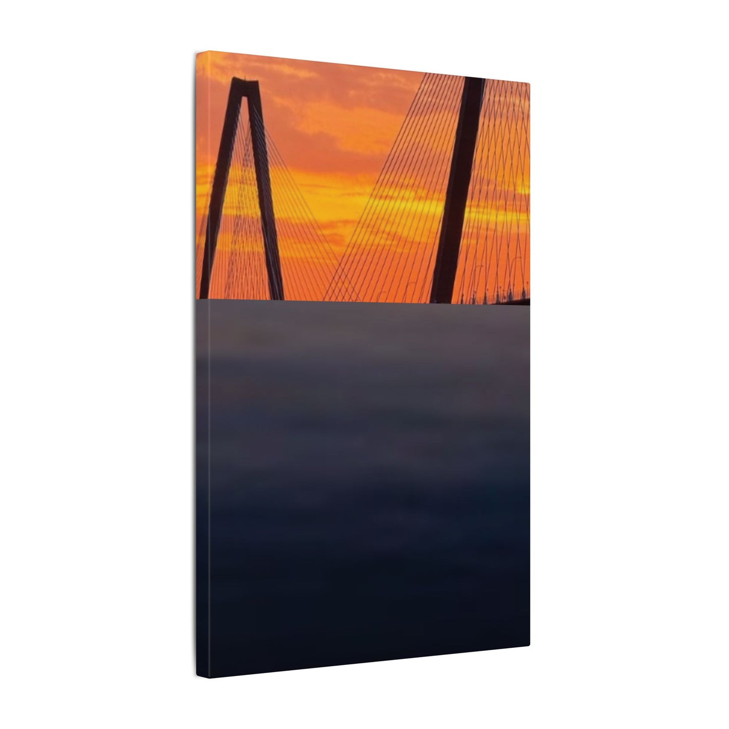 Canvas Print - Vibrant Charleston Sunset