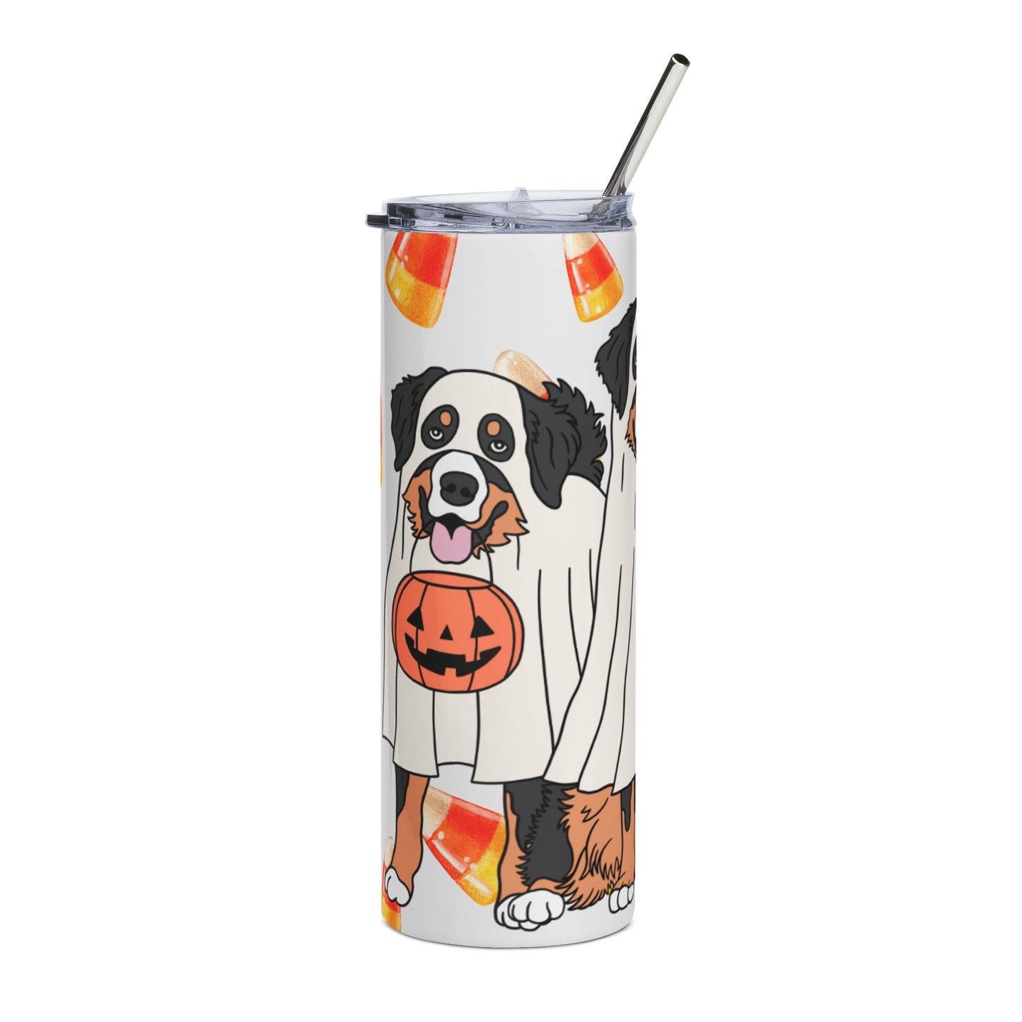 Bernese Mountain Dog Halloween Tumbler