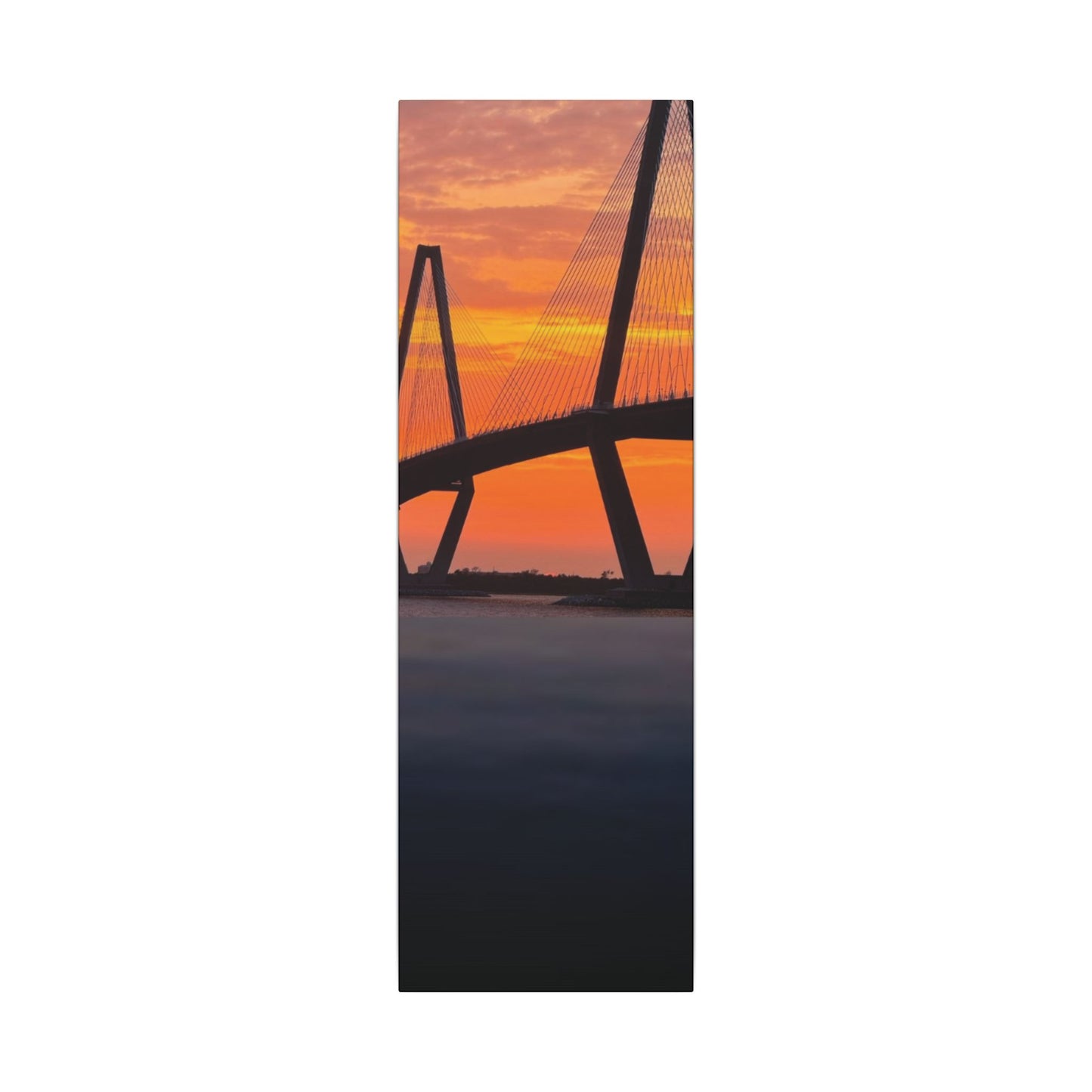 Canvas Print - Vibrant Charleston Sunset