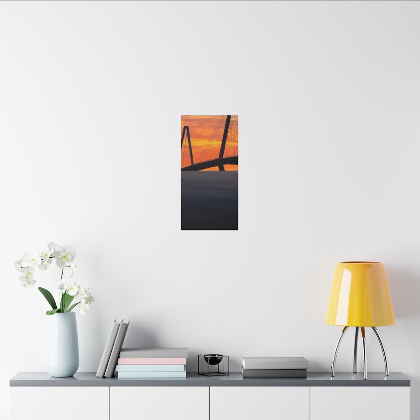 Canvas Print - Vibrant Charleston Sunset