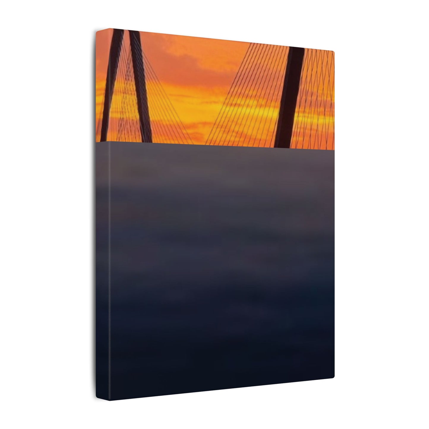 Canvas Print - Vibrant Charleston Sunset