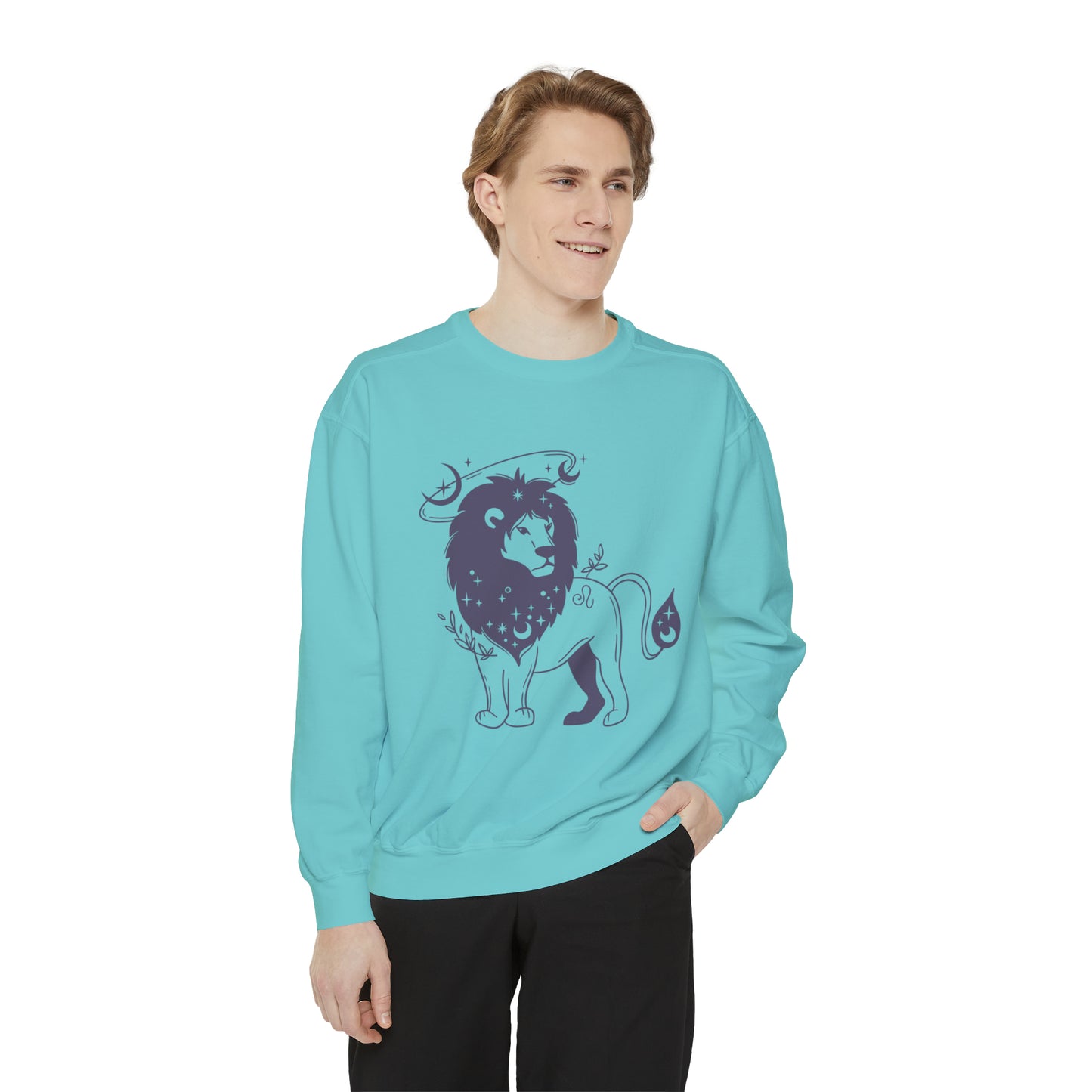 Celestial Splendor Astrology Shirt - Your Gateway to Cosmic Style! Unisex Garment-Dyed Sweatshirt