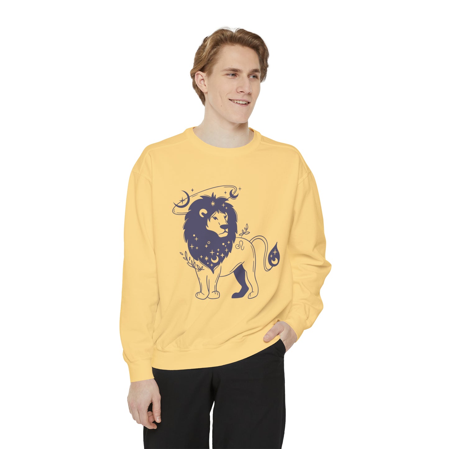Celestial Splendor Astrology Shirt - Your Gateway to Cosmic Style! Unisex Garment-Dyed Sweatshirt