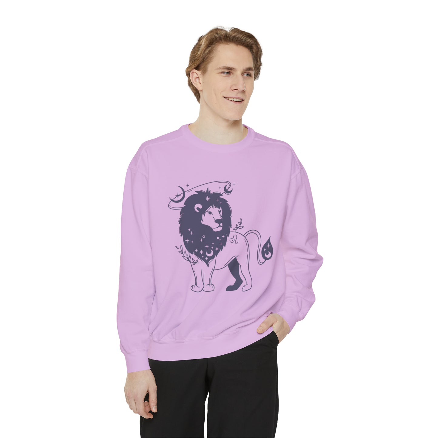 Celestial Splendor Astrology Shirt - Your Gateway to Cosmic Style! Unisex Garment-Dyed Sweatshirt