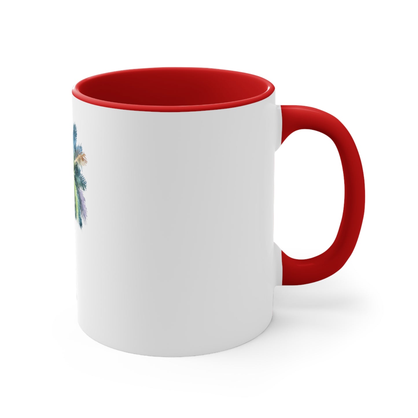 Tropical Palm Accent Mug - Perfect for Beach Lovers and Relaxation