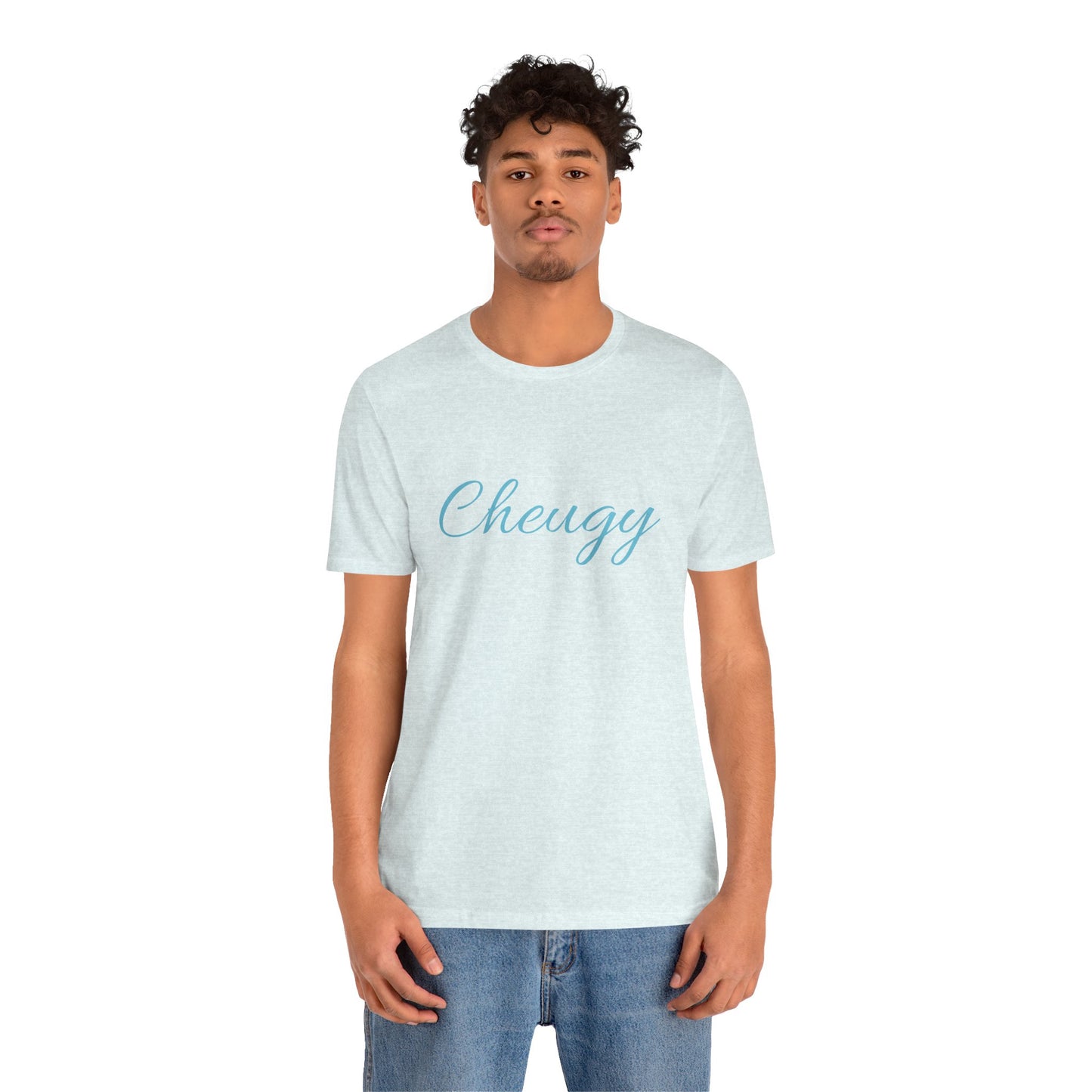Introducing our cheeky and self-aware "Cheugy" T-shirt - the ultimate ode to embracing your unique style with a touch of humor! 😄 Unisex Jersey Short Sleeve Tee