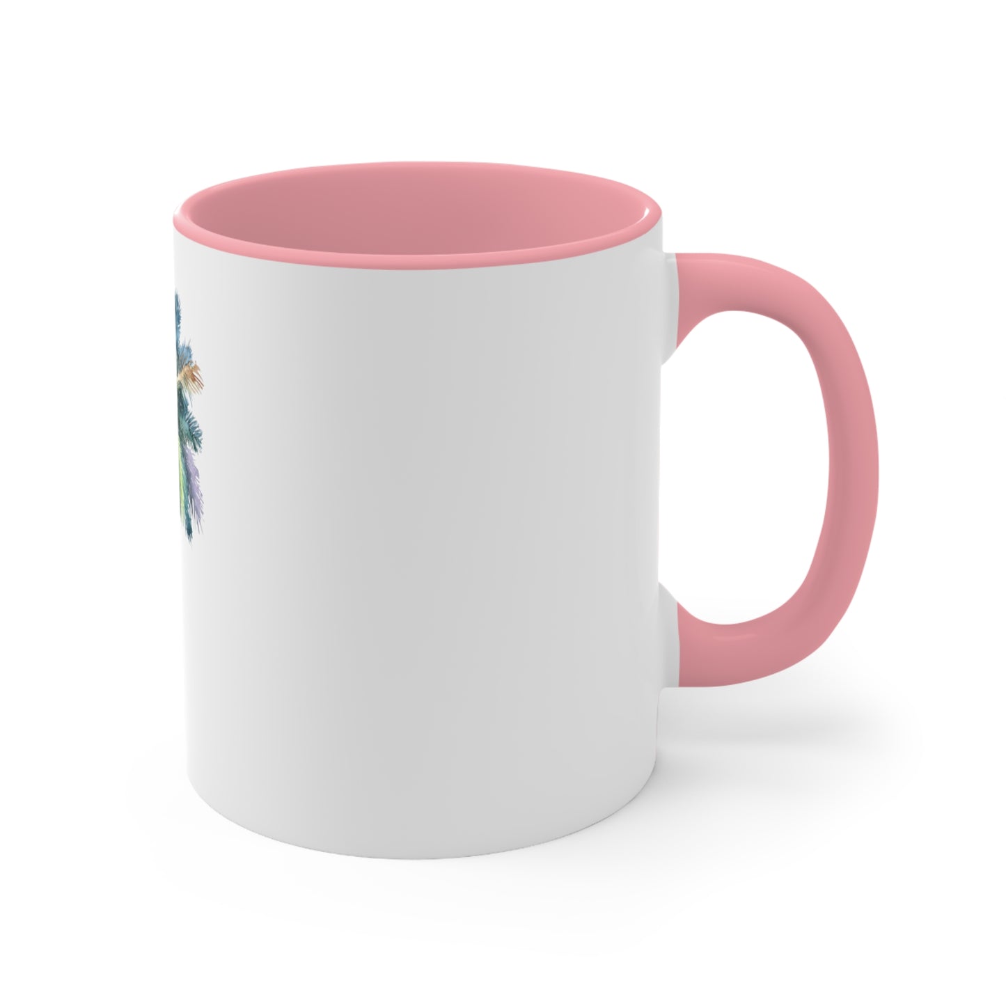 Tropical Palm Accent Mug - Perfect for Beach Lovers and Relaxation