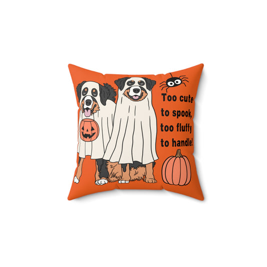 Halloween Dog- Bernese Mountain  Themed Pillow, Cozy Home Decor, Funny Pet Decor, Fall Gift, Cute Pillow for Dog Lovers