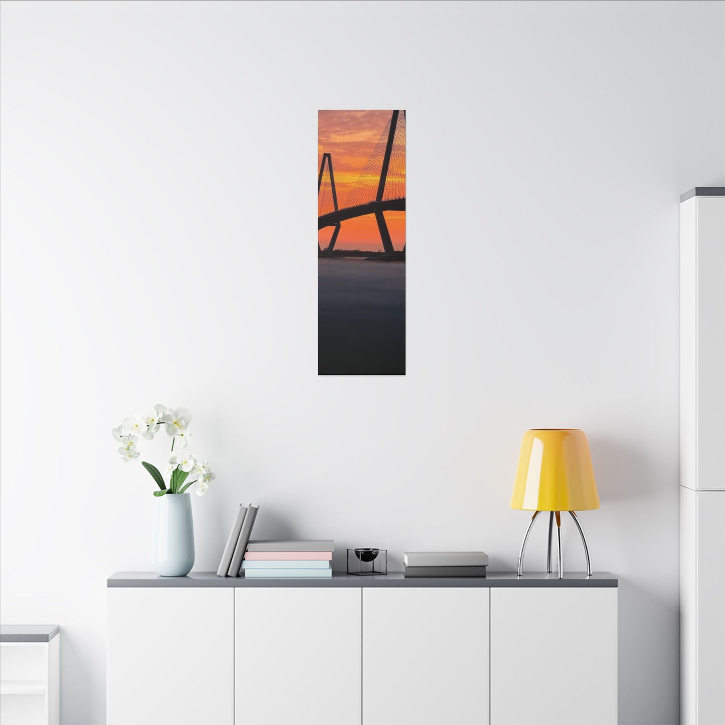 Canvas Print - Vibrant Charleston Sunset