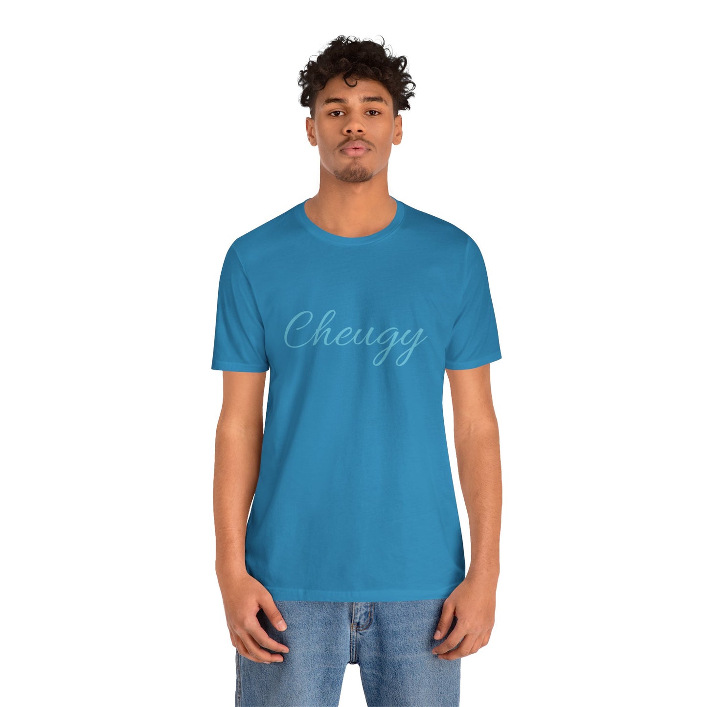 Introducing our cheeky and self-aware "Cheugy" T-shirt - the ultimate ode to embracing your unique style with a touch of humor! 😄 Unisex Jersey Short Sleeve Tee