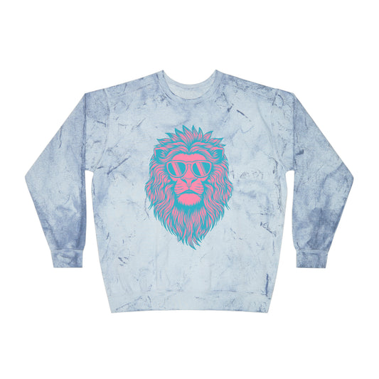 Hear Me Roar Unisex Color Blast Crewneck Sweatshirt