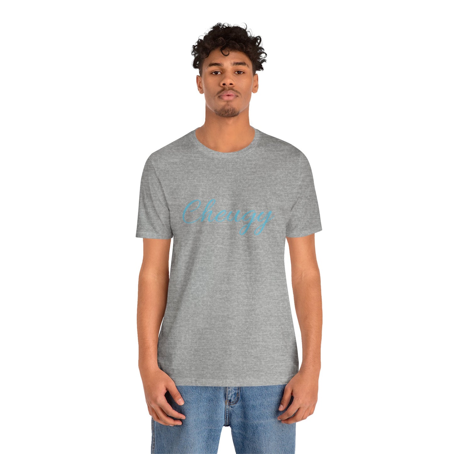 Introducing our cheeky and self-aware "Cheugy" T-shirt - the ultimate ode to embracing your unique style with a touch of humor! 😄 Unisex Jersey Short Sleeve Tee