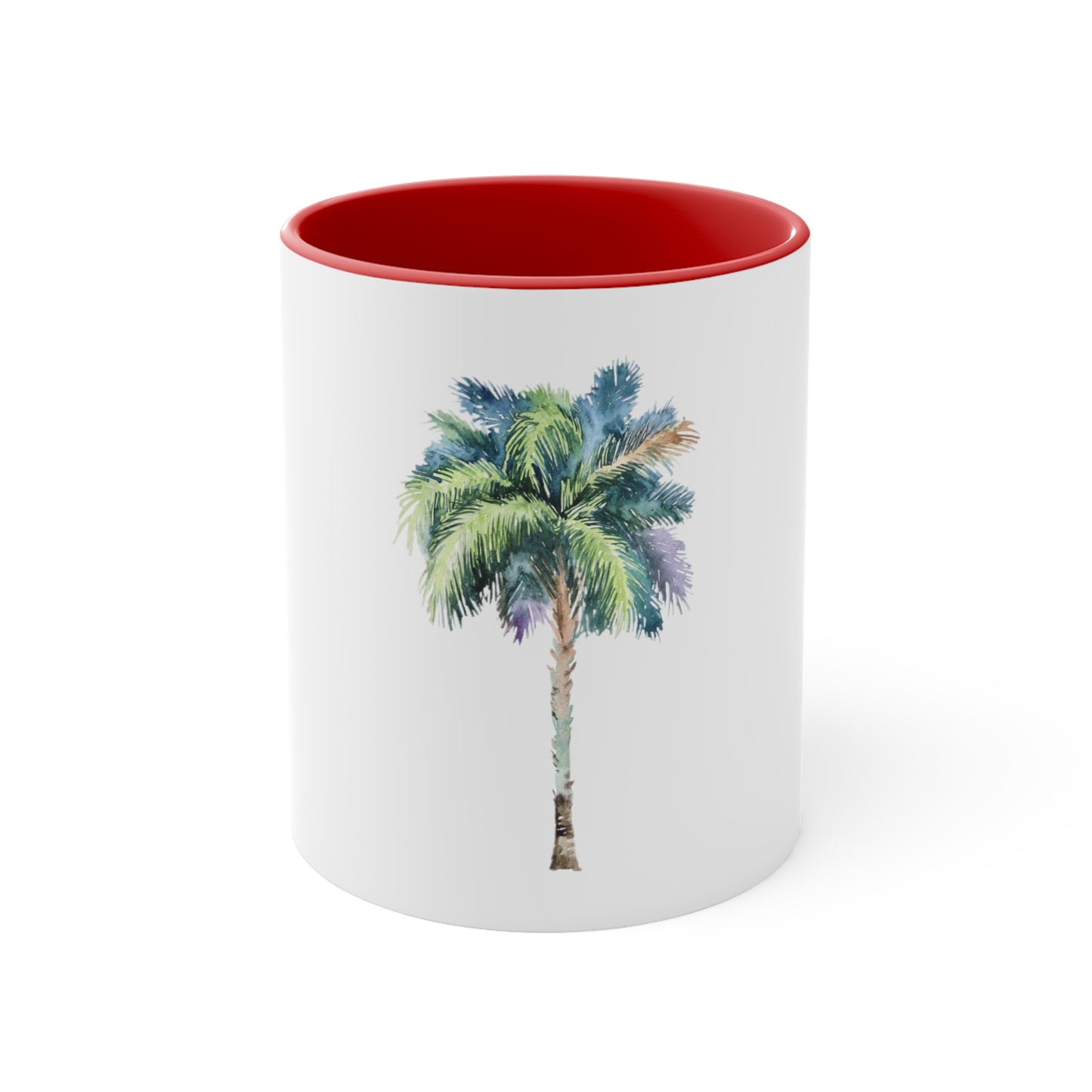 Tropical Palm Accent Mug - Perfect for Beach Lovers and Relaxation