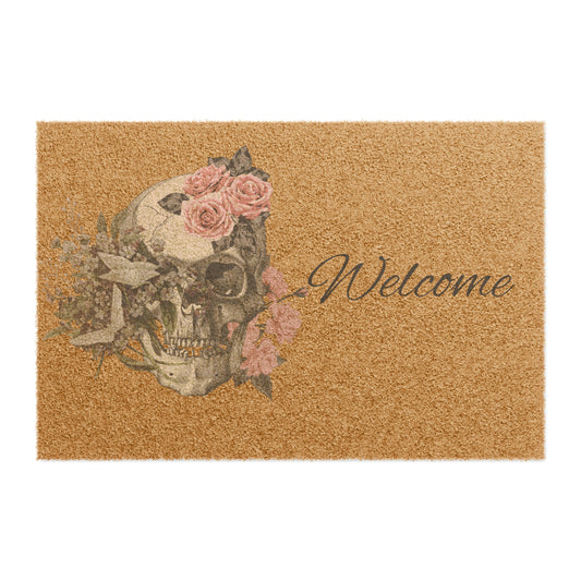 Pretty Skull Doormat