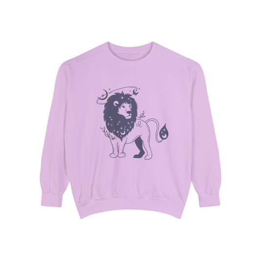 Celestial Splendor Astrology Shirt - Your Gateway to Cosmic Style! Unisex Garment-Dyed Sweatshirt