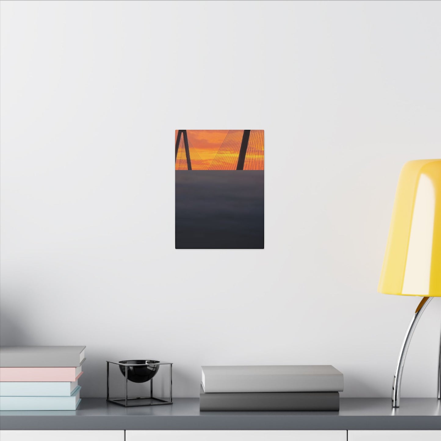 Canvas Print - Vibrant Charleston Sunset