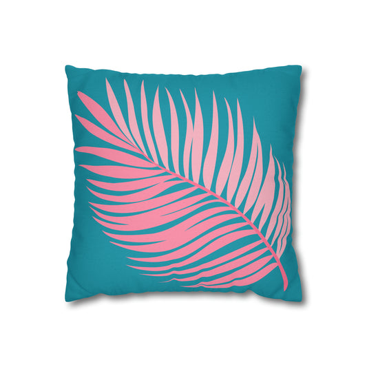 Palm Beach Palm Spun Polyester Square Pillow Case