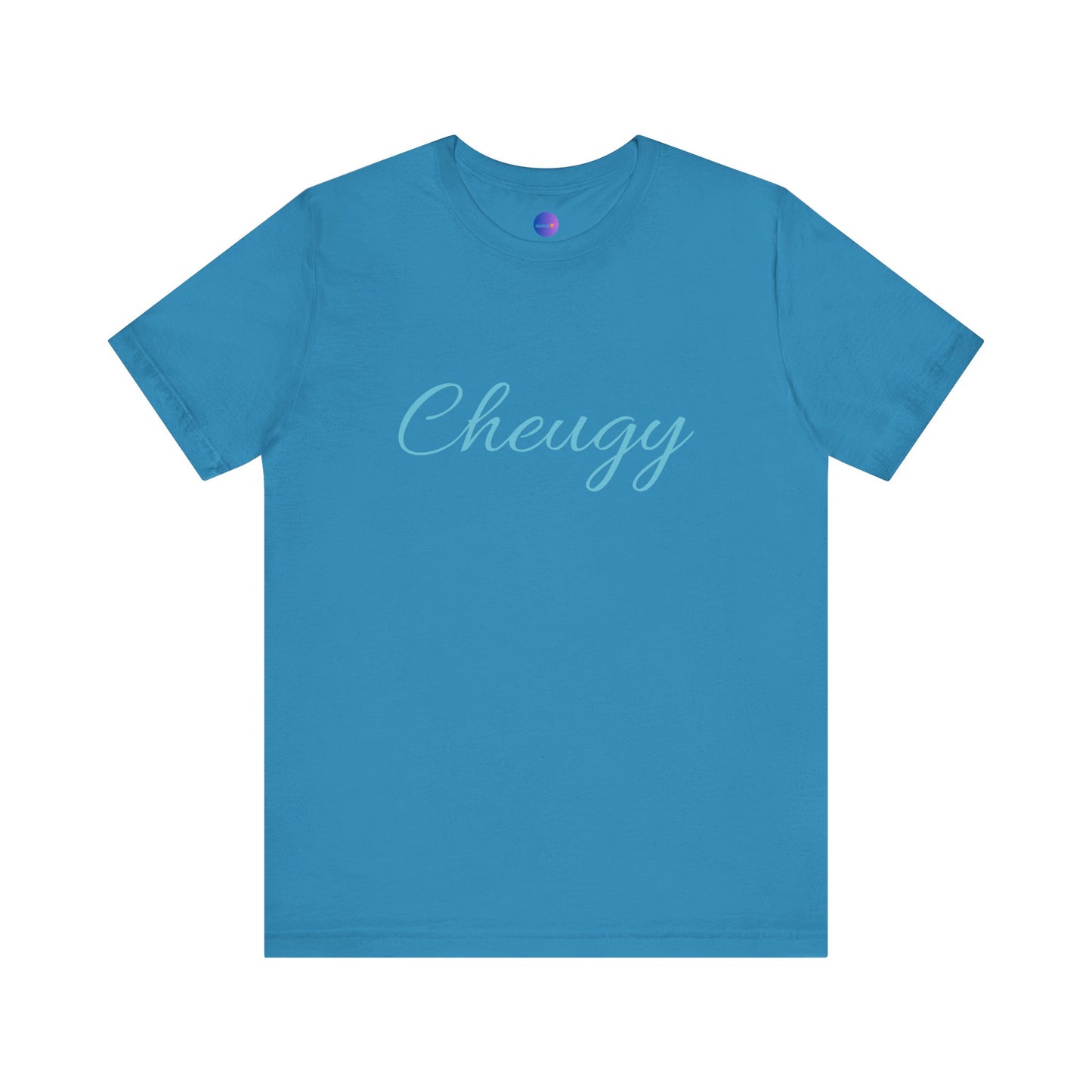Introducing our cheeky and self-aware "Cheugy" T-shirt - the ultimate ode to embracing your unique style with a touch of humor! 😄 Unisex Jersey Short Sleeve Tee