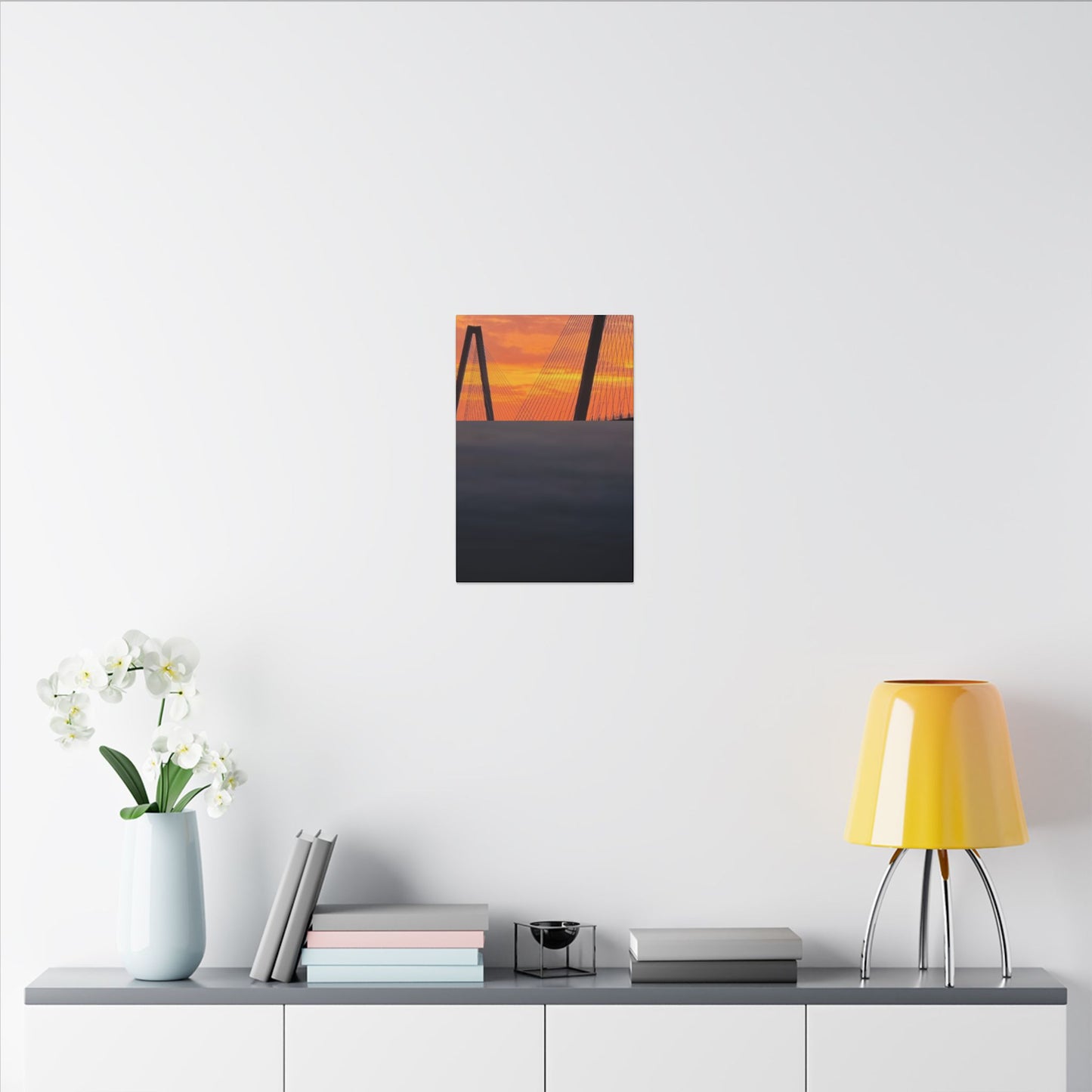 Canvas Print - Vibrant Charleston Sunset
