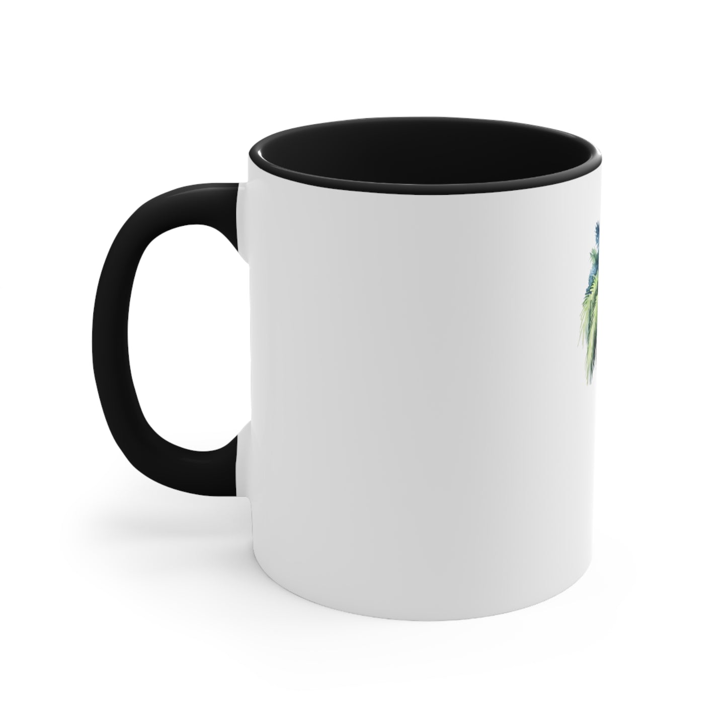 Tropical Palm Accent Mug - Perfect for Beach Lovers and Relaxation