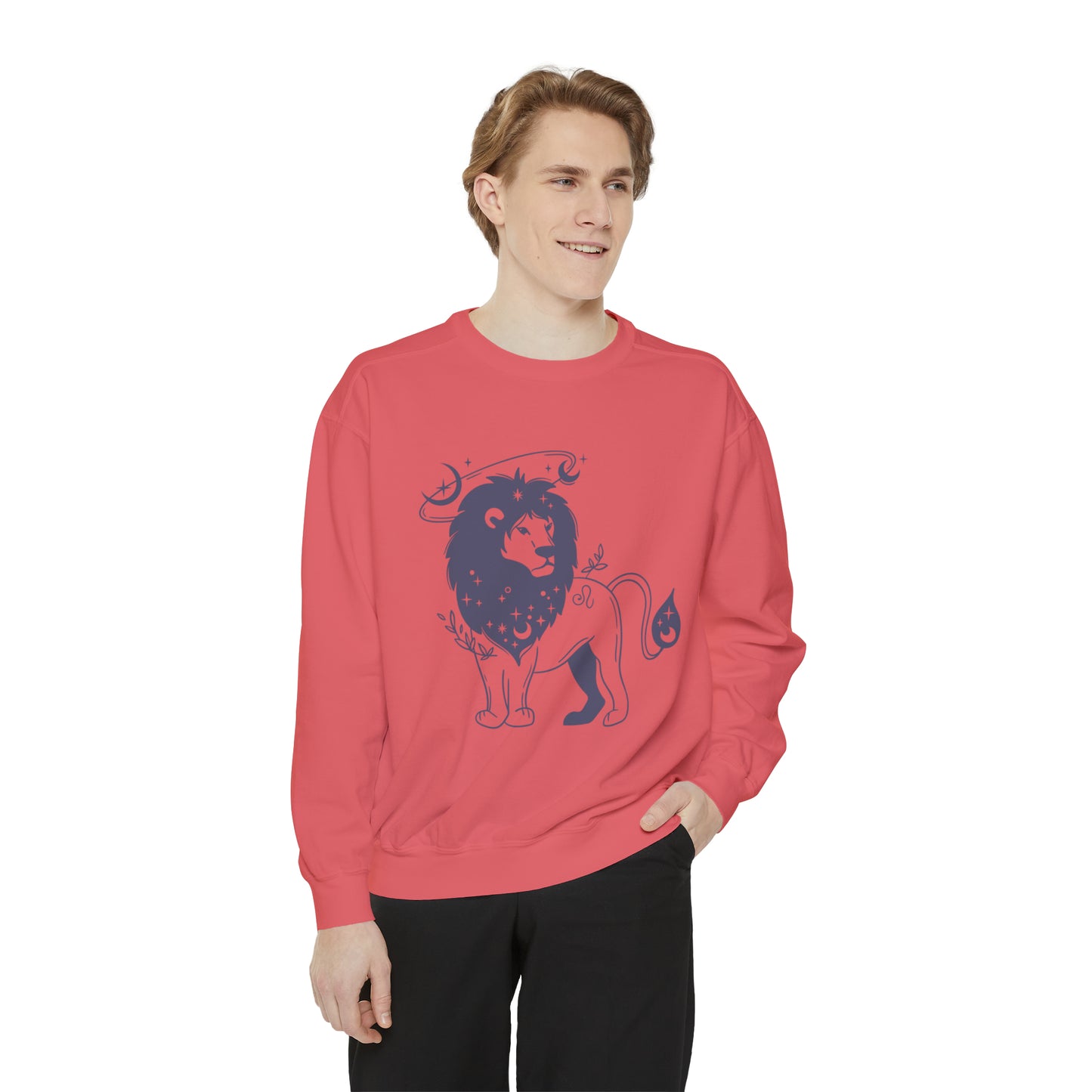 Celestial Splendor Astrology Shirt - Your Gateway to Cosmic Style! Unisex Garment-Dyed Sweatshirt