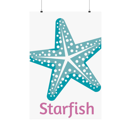 Starfish Matte Vertical Posters