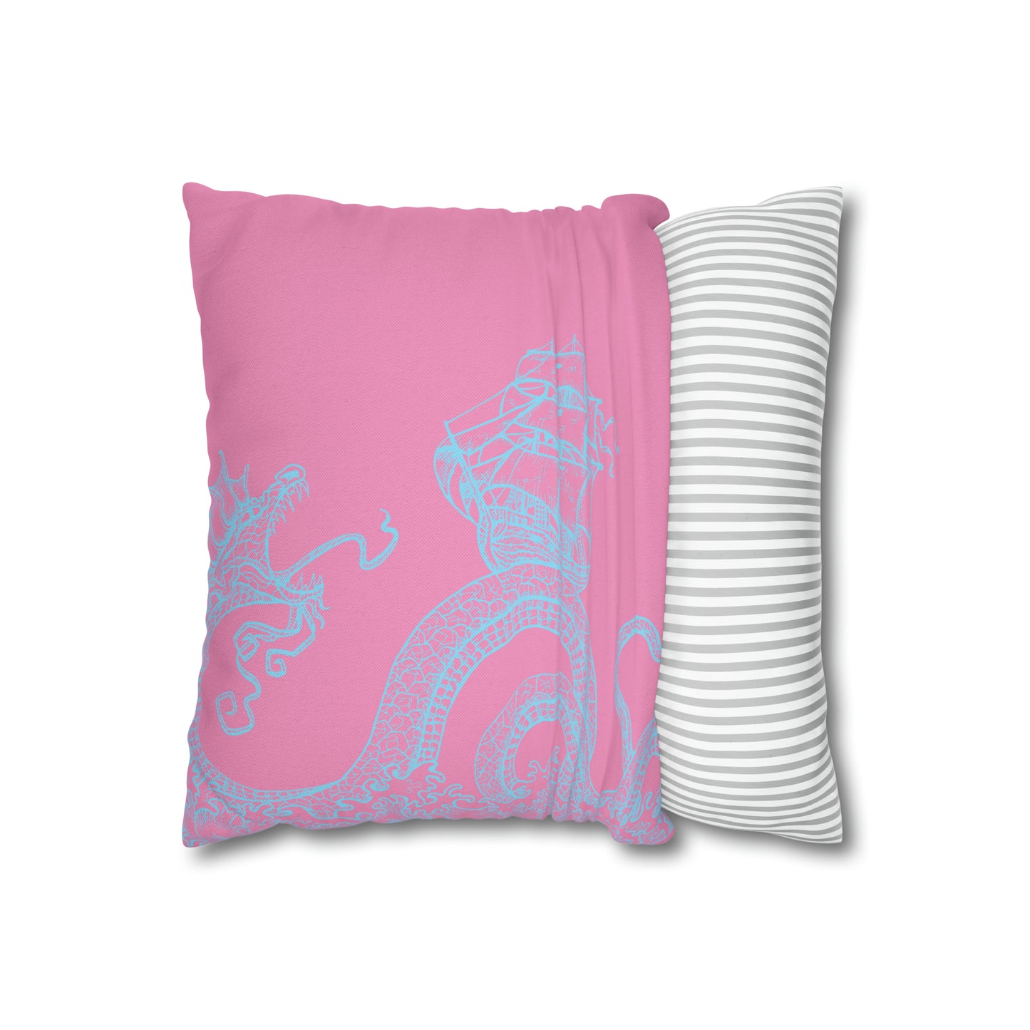 Palm Beach Release the Kraken Spun Polyester Square Pillow Case