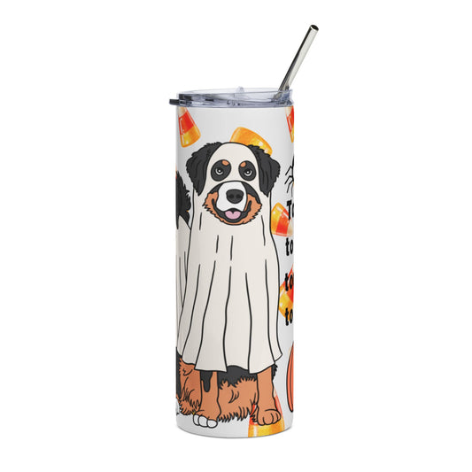 Bernese Mountain Dog Halloween Tumbler
