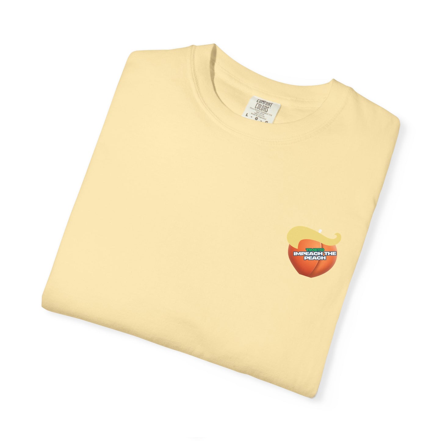 Graphic Tee Impeach the Peach Unisex T-shirt for Trump Haters