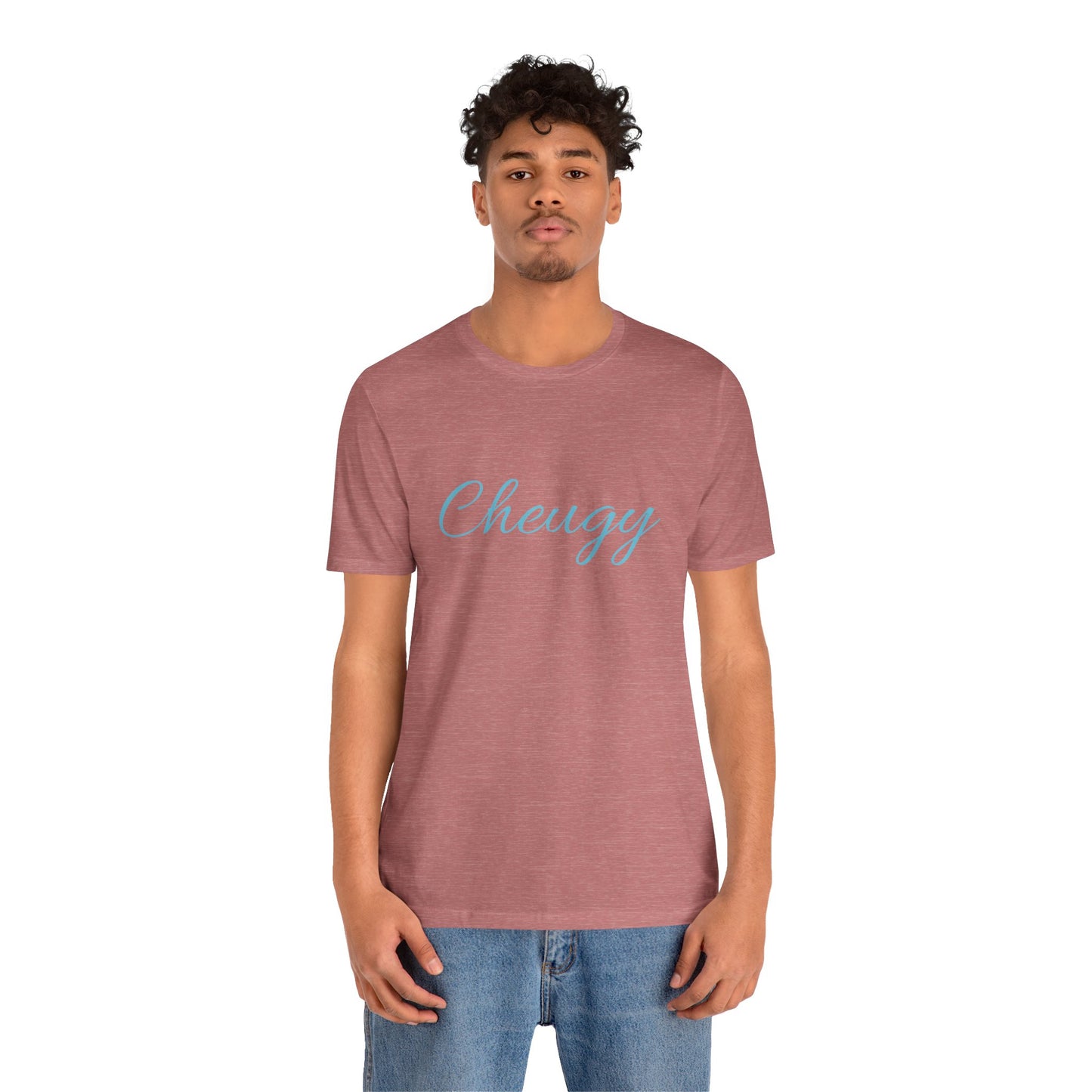 Introducing our cheeky and self-aware "Cheugy" T-shirt - the ultimate ode to embracing your unique style with a touch of humor! 😄 Unisex Jersey Short Sleeve Tee