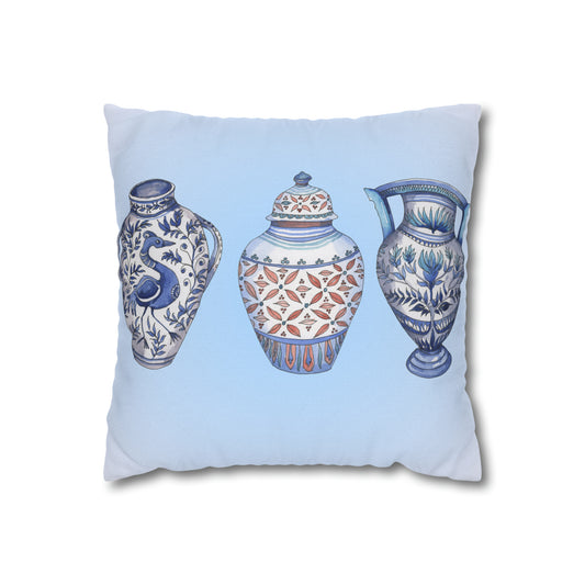 Greek Life Spun Polyester Square Pillow Case