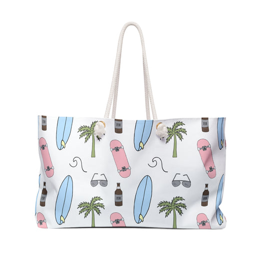 Surf Vibes Weekender Bag - Perfect for Beach Trips & Vacations