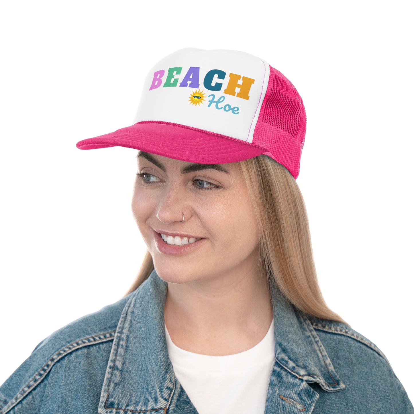 Are you a beach hoe? Trucker Cap