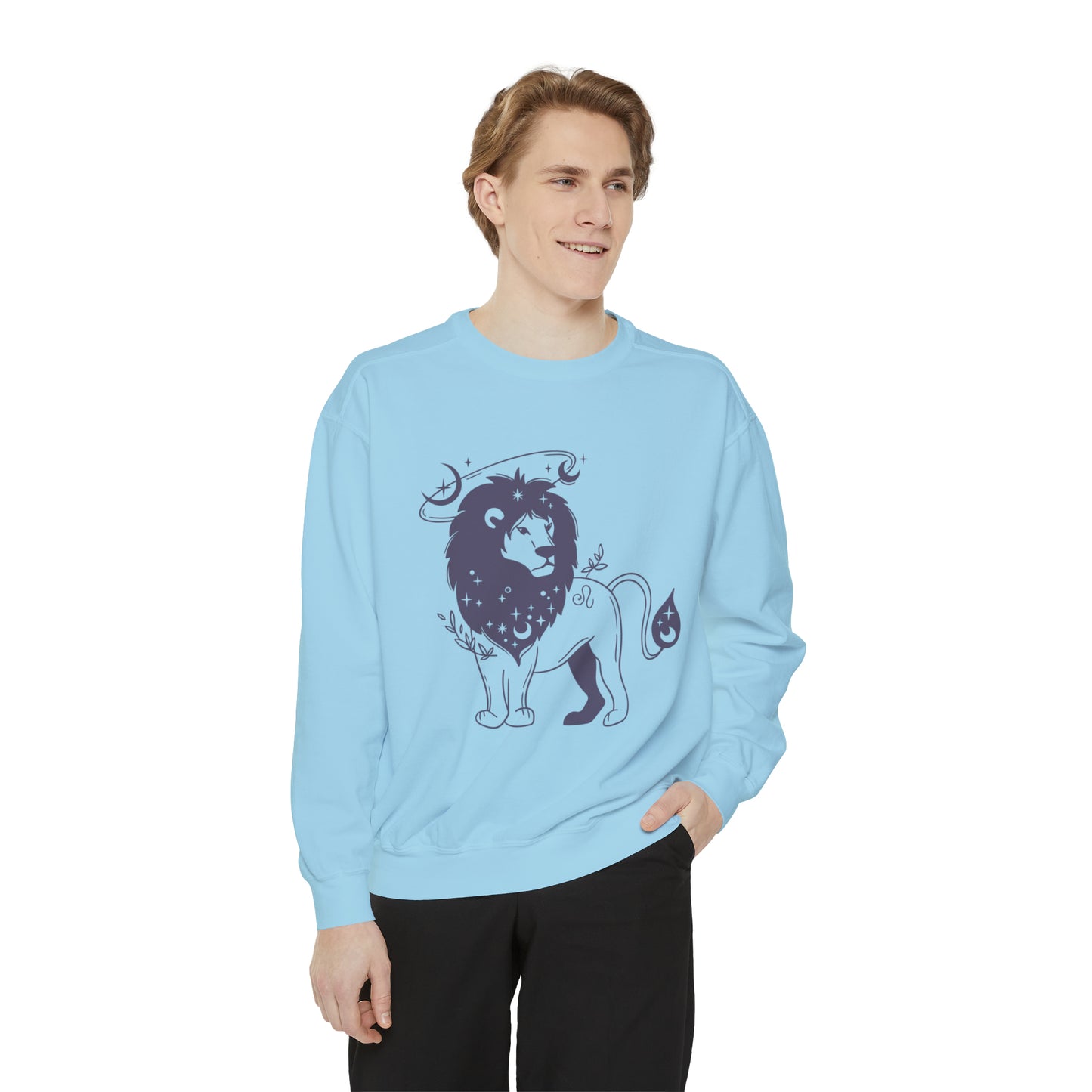 Celestial Splendor Astrology Shirt - Your Gateway to Cosmic Style! Unisex Garment-Dyed Sweatshirt