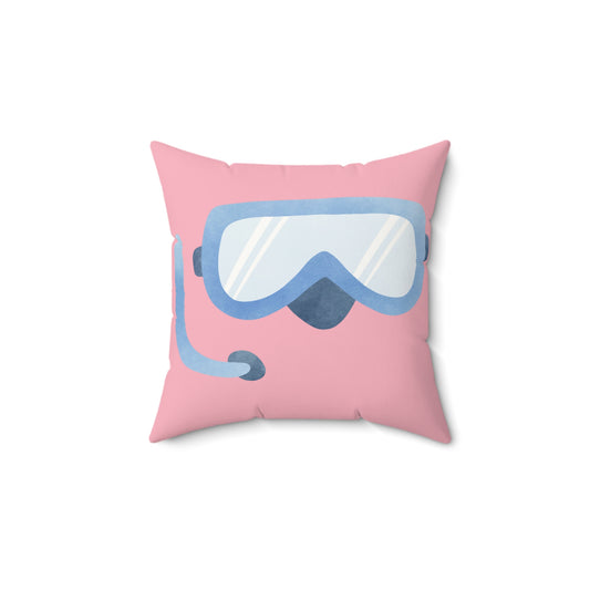 Faux Suede Square Pillow